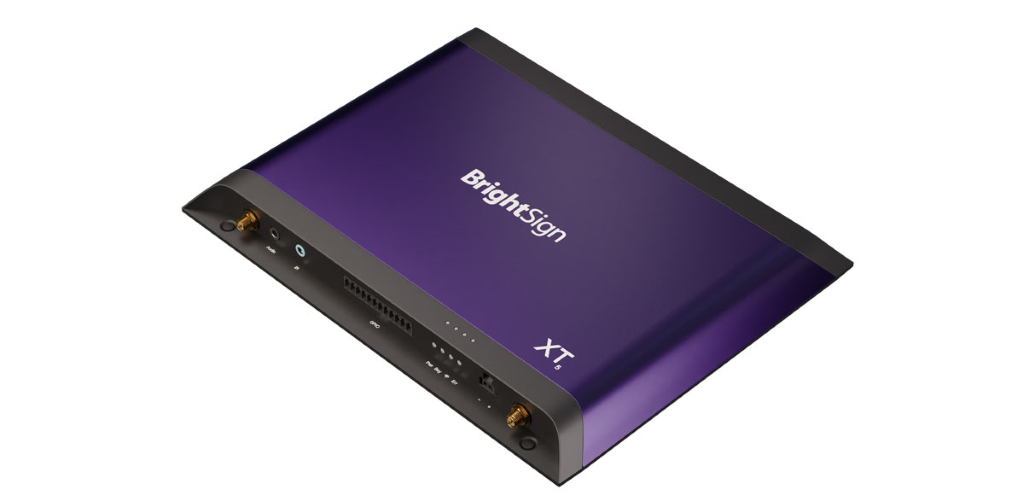 BrightSign Mediaplayer XT245 8K 10bit, LAN, 8 GPIO, PoE