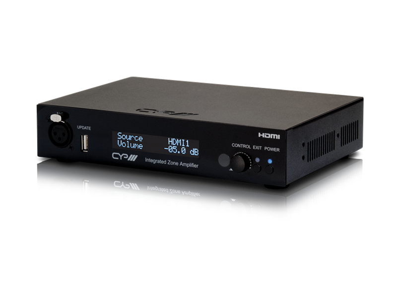 Controllable amplifier 2 x 30W/ switcher HDMI 2x1 AU-A300