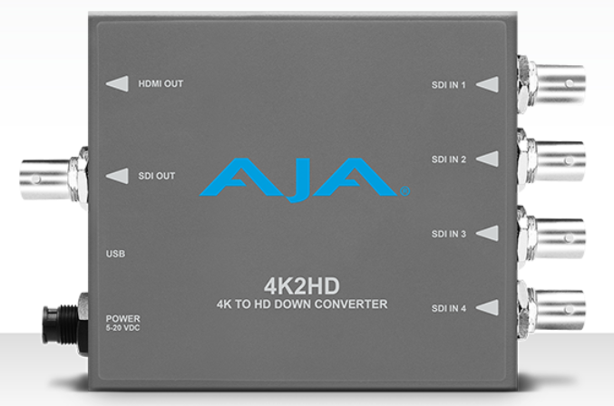 Converter Down/Cross SD-SDI/ HD-SDI/ 3G-SDI/Quad-SDI to HDMI/SDI 4K2HD
