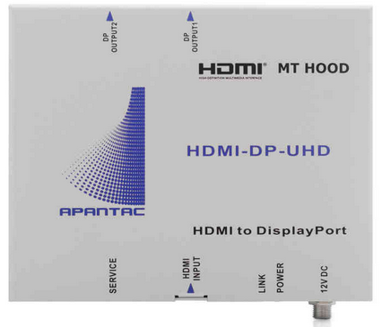 Converter HDMI2.0 UHD/ 4K to 2x DisplayPort 1.2 HDMI-DP-UHD