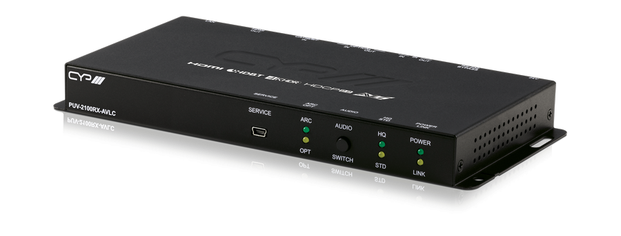 CYP Europe CAT Receiver (HDBaseT) HDMI2.0 UHD,4K/ LAN/ RS232/ IR/ PoH 100m PUV-2