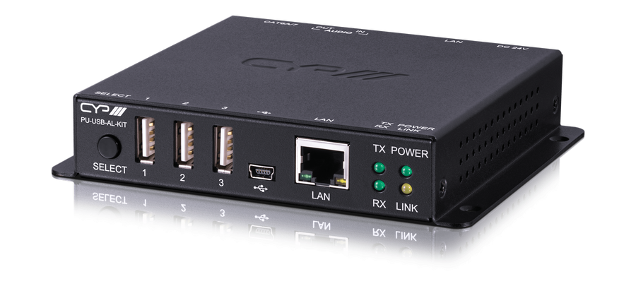 CYP Europe CAT System USB2.0 6 Port/ LAN/ tw Audio/ Strom 100m PU-USBAL-KIT
