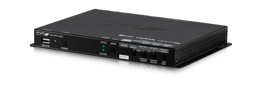 CYP Europe Multi-Screen Controller HDMI2.0 UHD/ 4K Rotation DS-VWC2-4K22