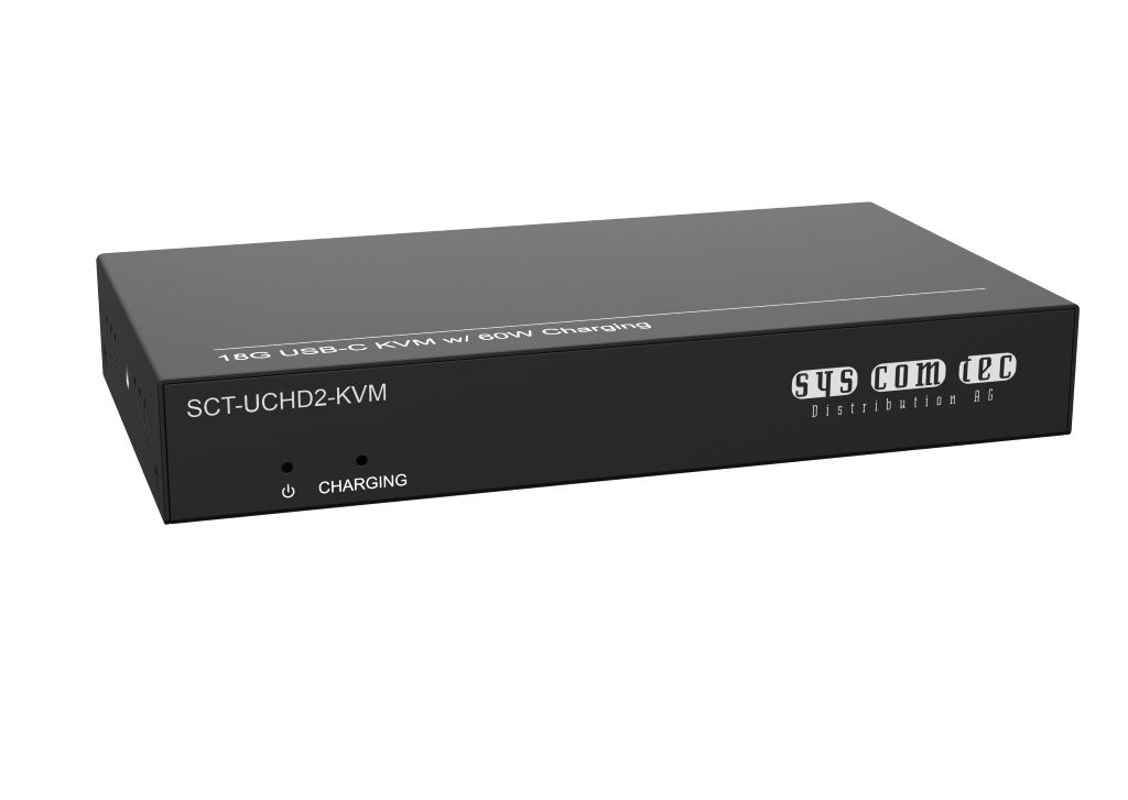 Dockingstation USB-C 60 Watt to HDMI2.0 UHD/ 4K, USB-A/ LAN SCT-UCHD2-KVM