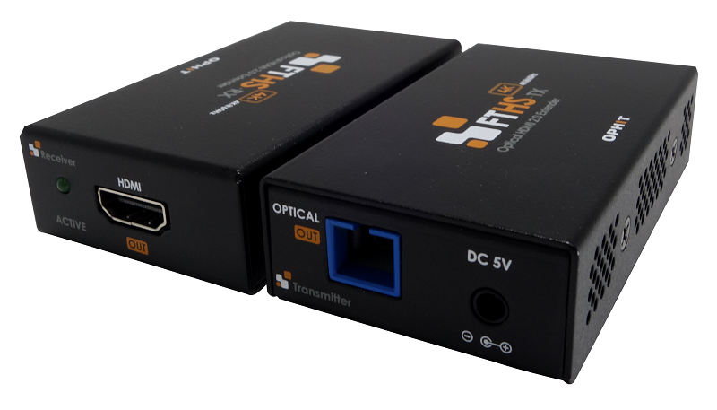 Fiber optic set HDMI2.0 UHD/ 4K MM 200m 1 fiber FTHS