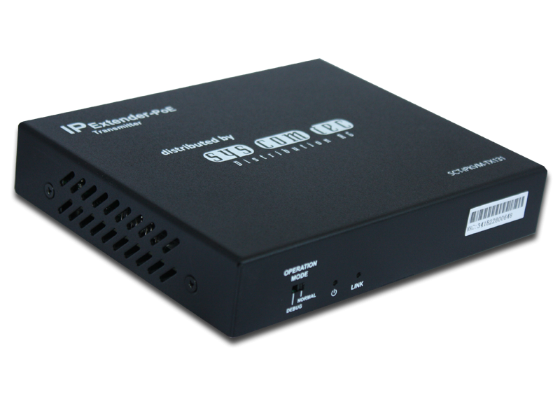 LAN Transmitter HDMI/ RS232/ IR/ USB/ PoE SCT-IPKVM-TX131