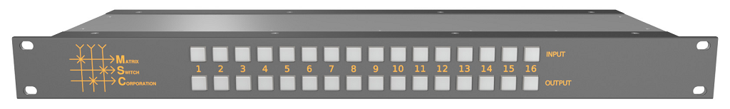 Matrix switcher max. 3G-SDI 16x16 MSC-XD1616L