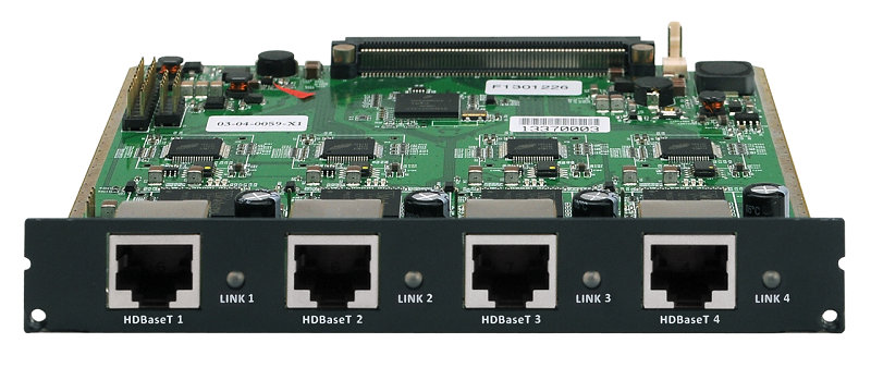 Matrix switcher/ Multiviewer Outputcard 4 x HDBaseT SOB-T