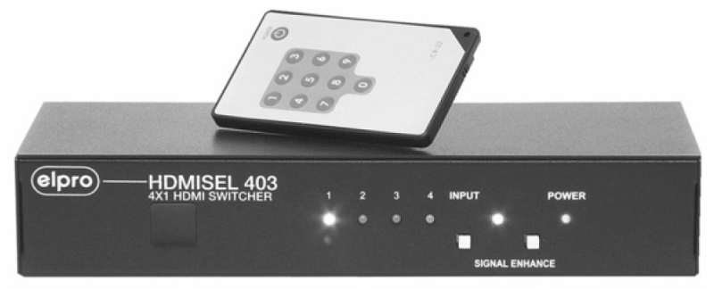 Switcher HDMI 4x1 HDMISEL403